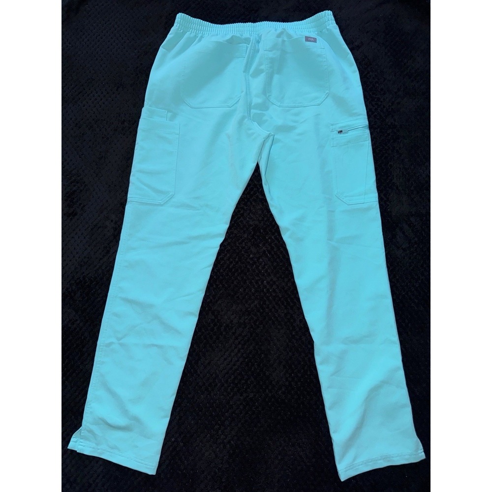 Figs Jogger Women Yola Skinny Neon Blue Technical Scrub Size Medium - Picture 6 of 10